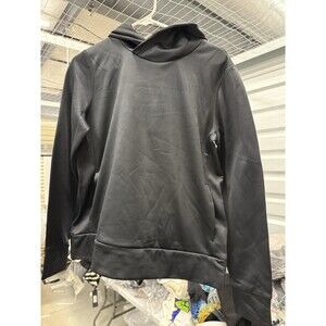 Nike Dri-Fit Basic Hoodie Women's Black Medium Polyester Mesh Lining NWOT 86760